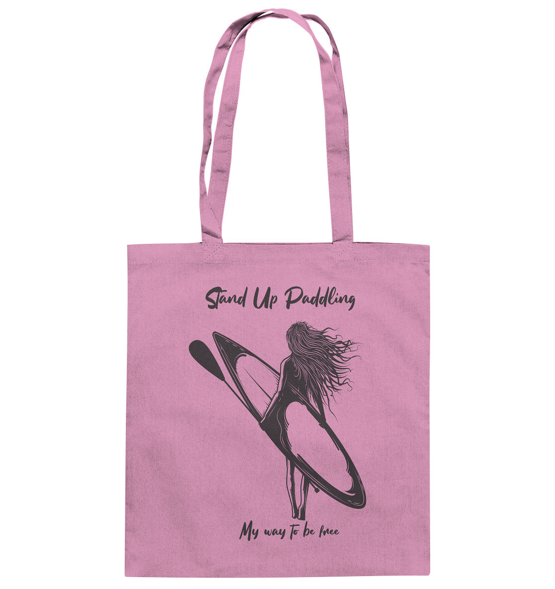 Stand Up Paddling- My way to be free - Baumwolltasche