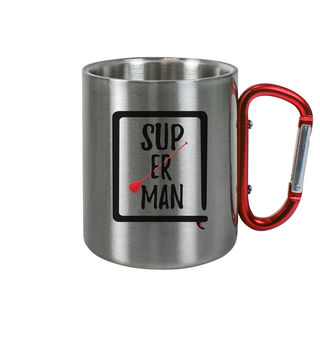 SUP ER MAN - Edelstahl Tasse