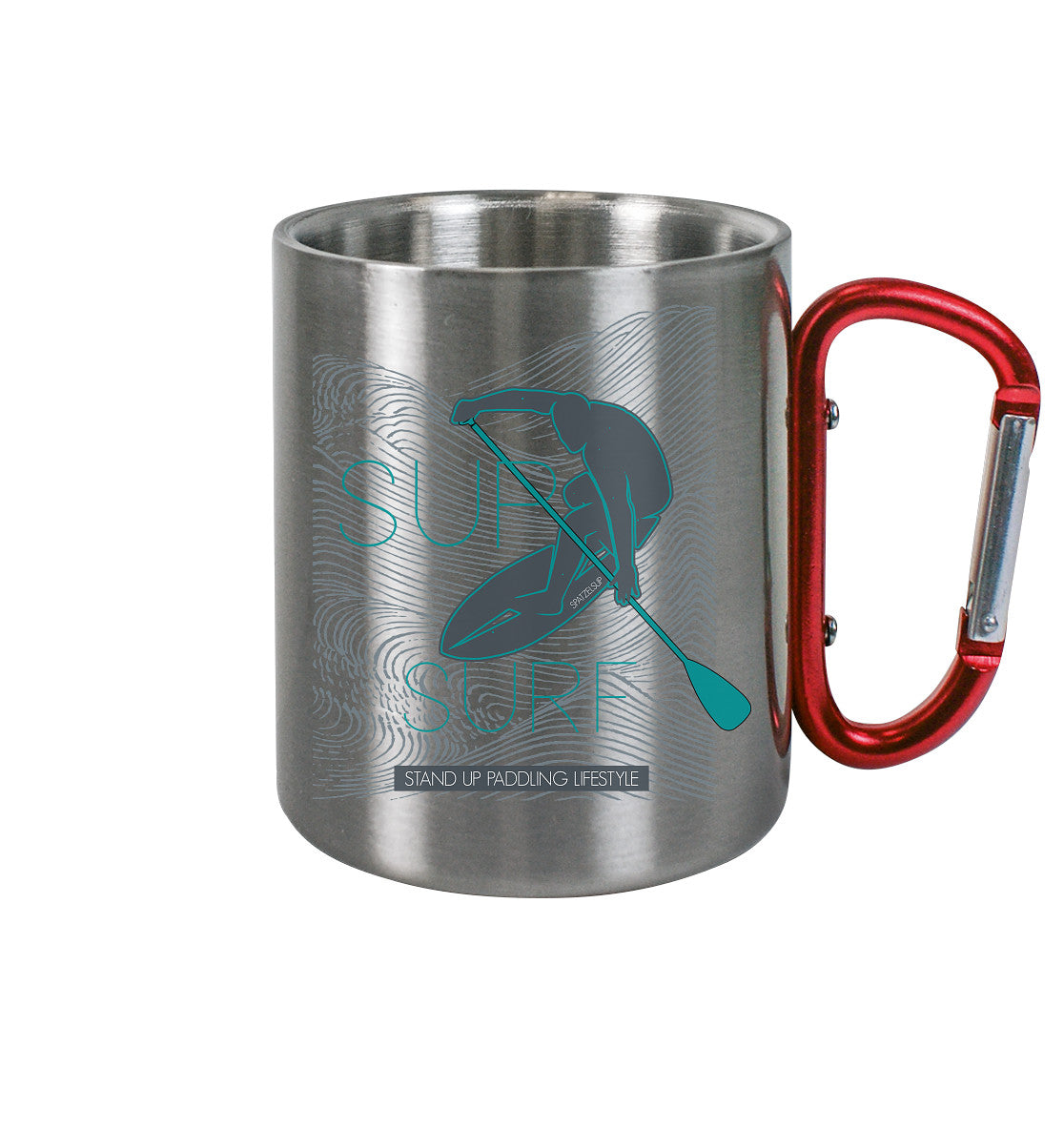 SUP SURF-Stand Up Paddling - Edelstahl Tasse