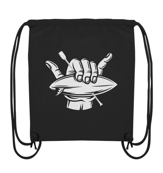 If In Doupt-Paddle Out Hang Loose Style - Organic Gym-Bag