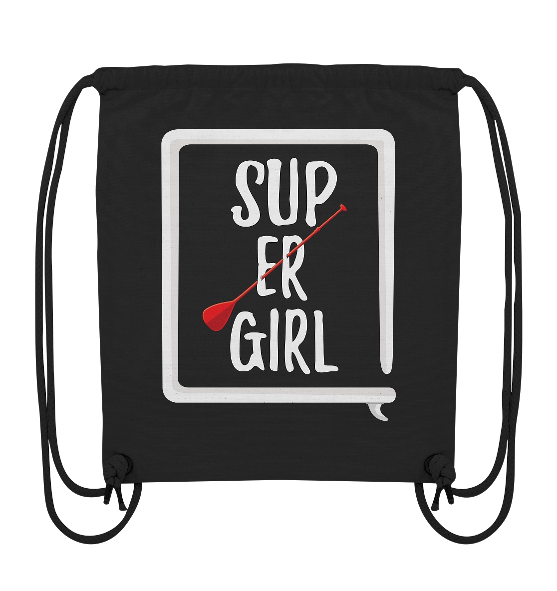 SUP ER GIRL 2.0 - Organic Gym-Bag