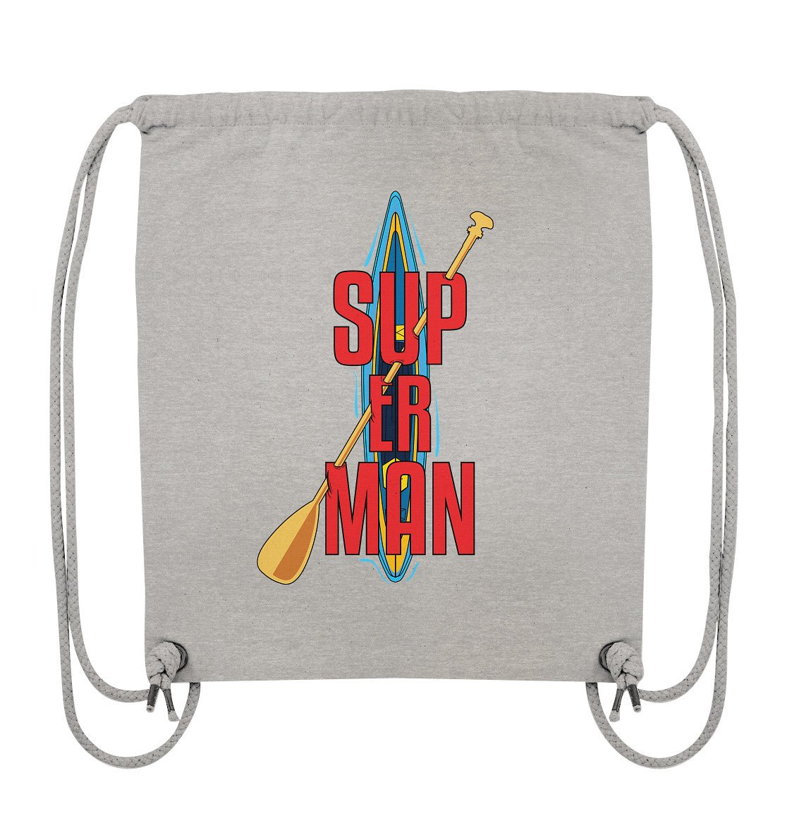 SUP ER MAN - Organic Gym-Bag