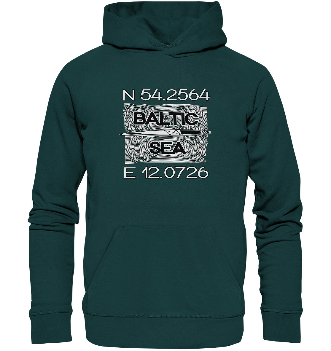 SUP-Baltic Sea - Organic Hoodie