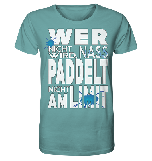 Paddeln am Limit - Organic Shirt
