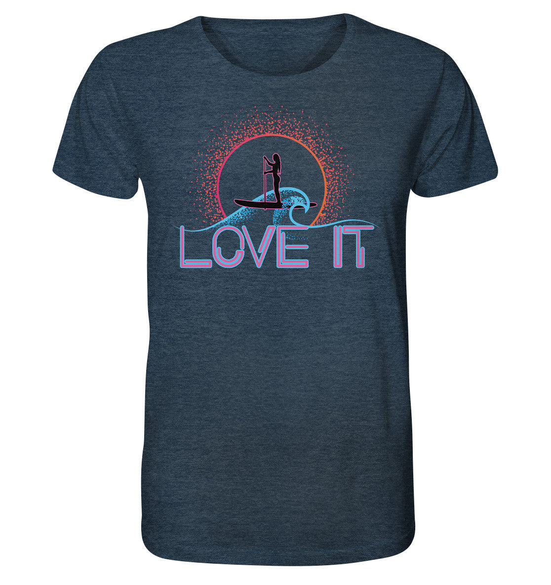 SUP- Love It - Organic Shirt (meliert)