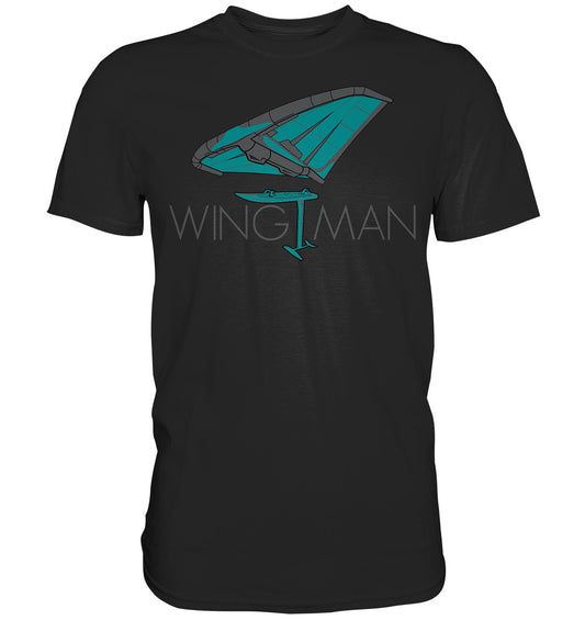 Wingfoiling-WINGMAN - Premium Shirt
