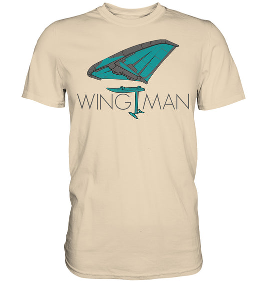 Wingfoiling-WINGMAN - Premium Shirt