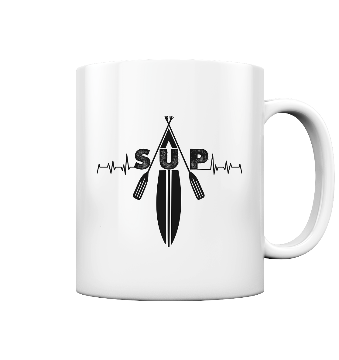 SUP Heartbeat - Tasse glossy
