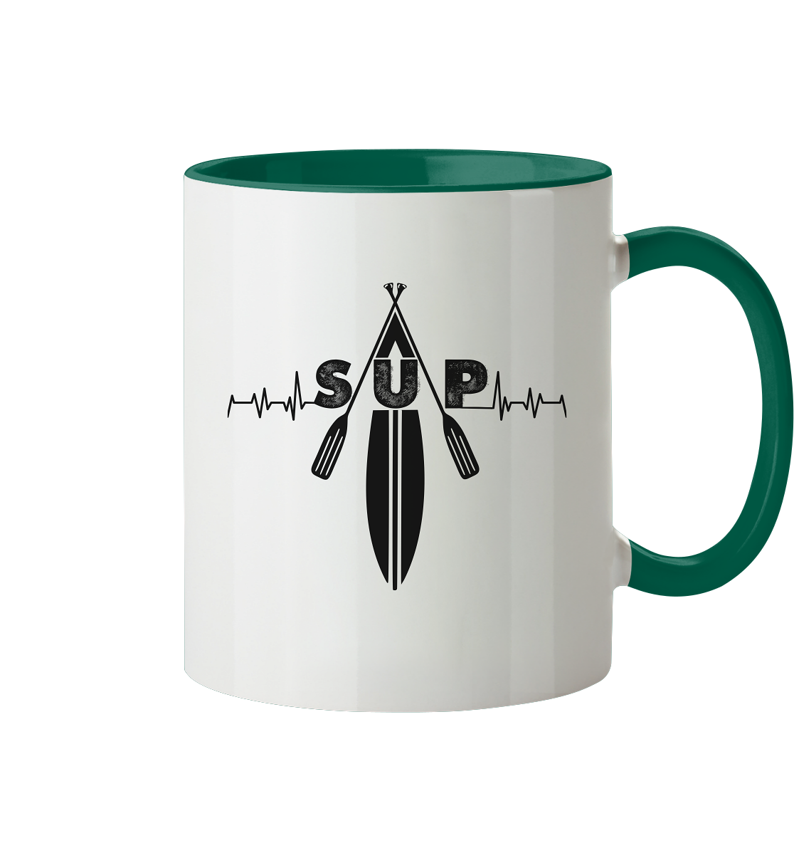 SUP Heartbeat - Tasse zweifarbig