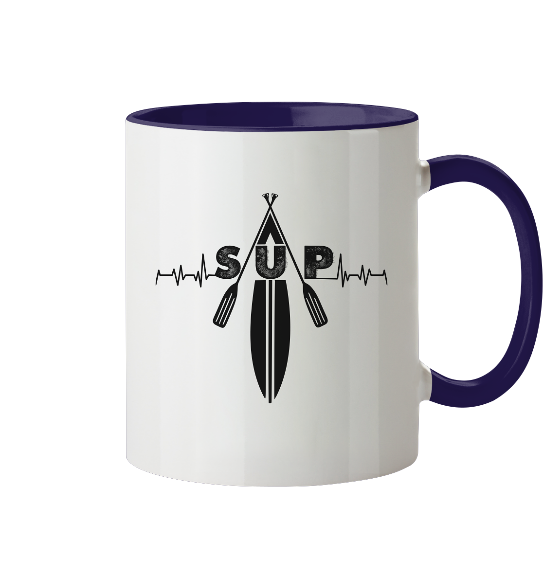 SUP Heartbeat - Tasse zweifarbig