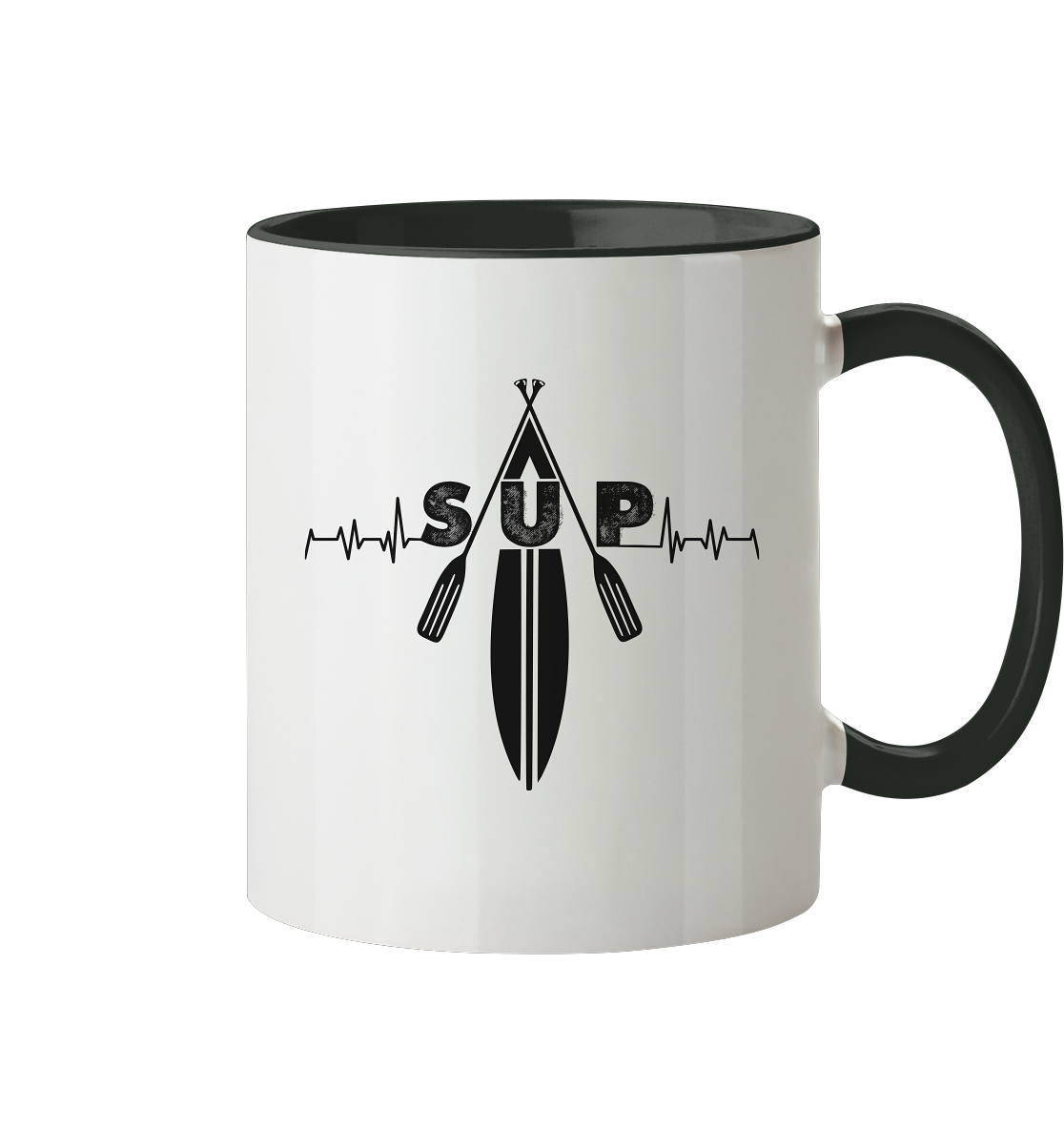 SUP Heartbeat - Tasse zweifarbig