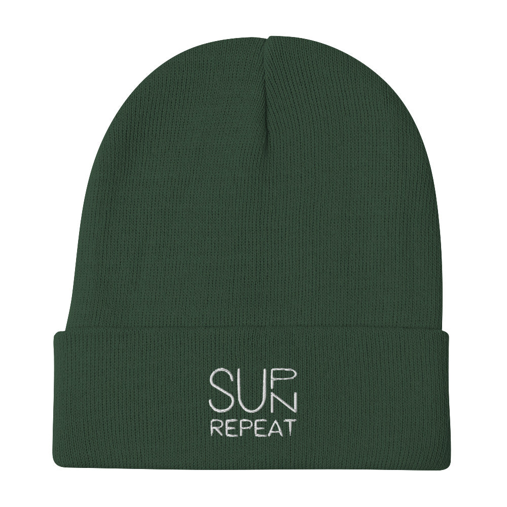 SUP SUN REPEAT BesticktebBeanie