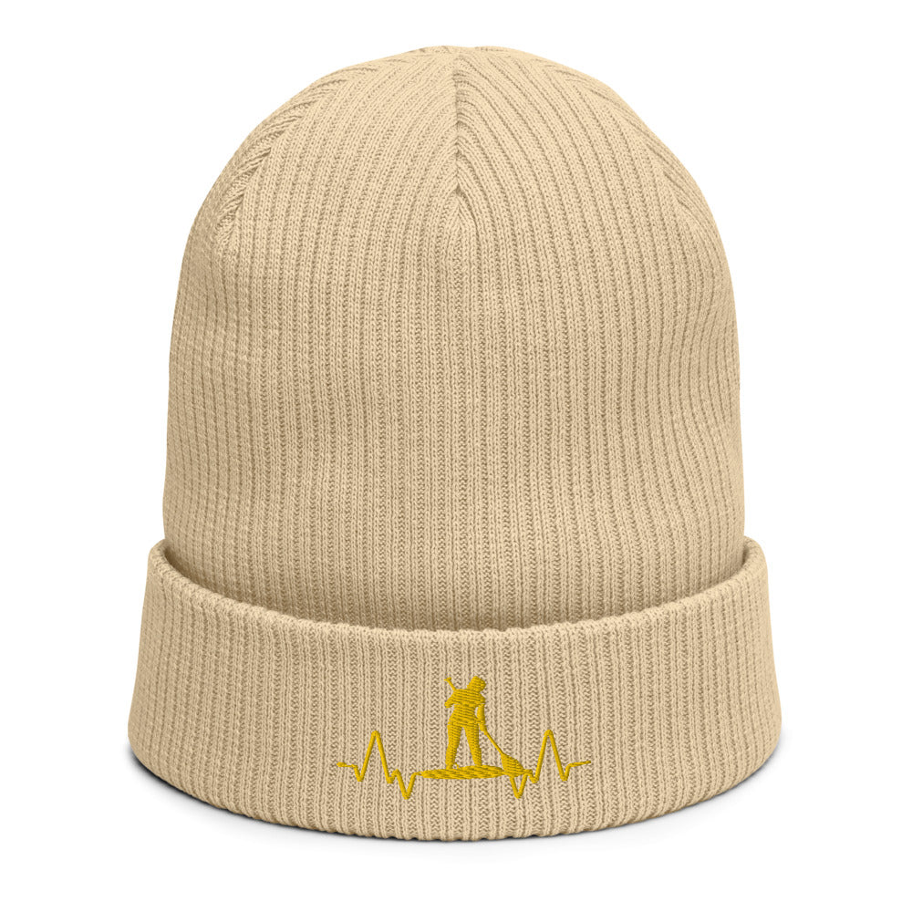SUP Herzschlag Girl Bio-Beanie gesticktes Design