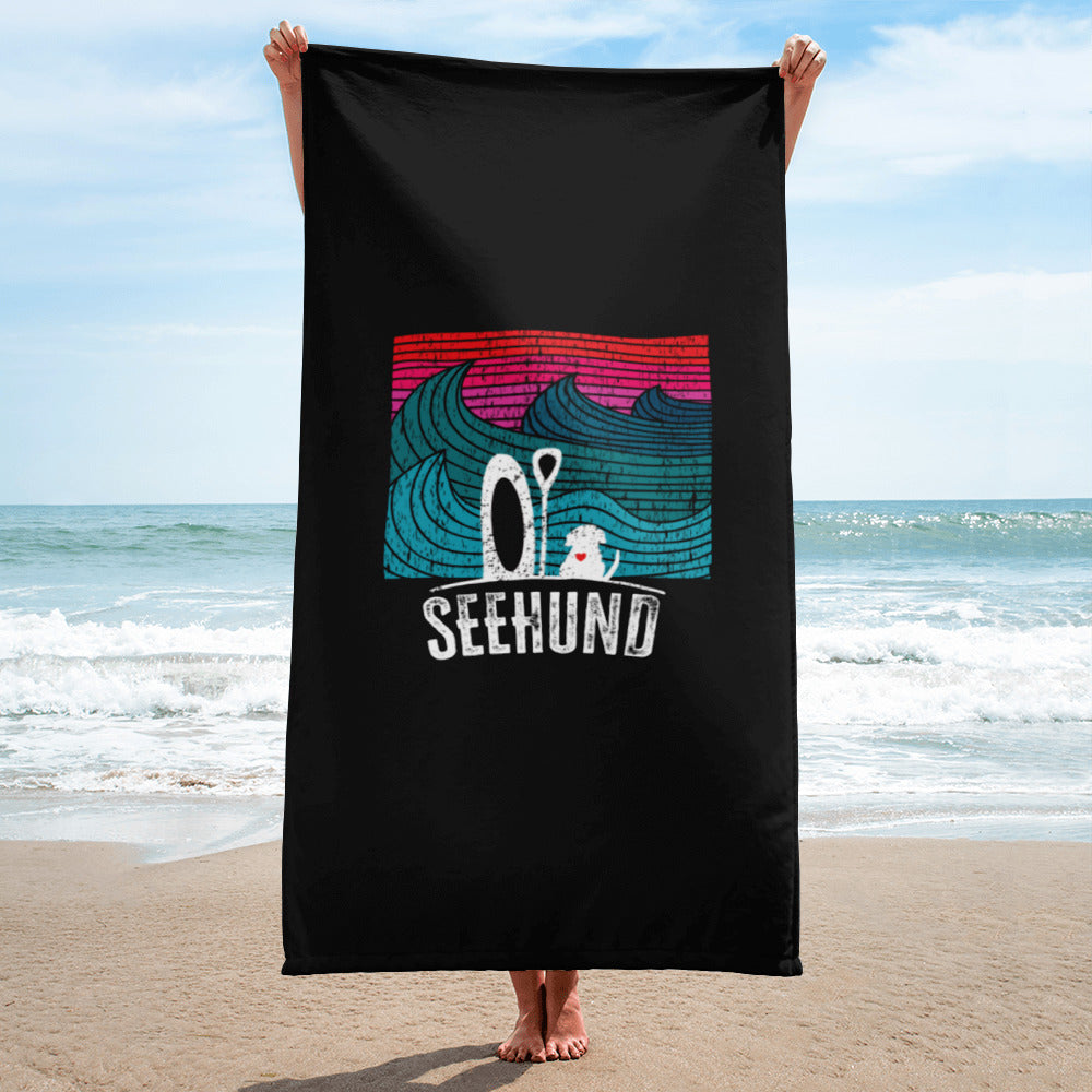 Seehund Strandhandtuch
