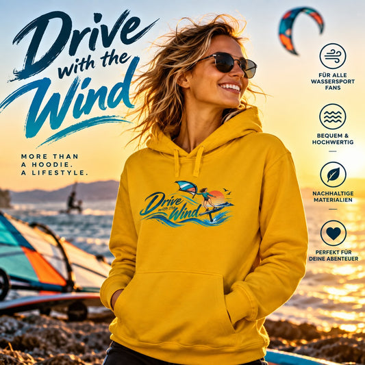 Wing-Drive With The Wind - Organic Basic Hoodie