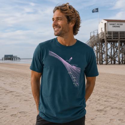 Surfgirl-go withe flow - Organic Heavy Shirt