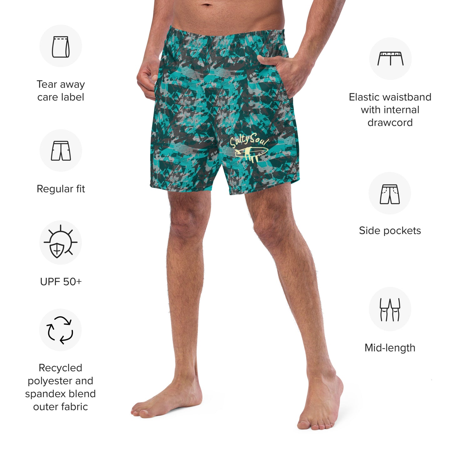 Salty Soul SUP-Board Herren-Boardshorts