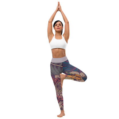 Spatzelsup Flower Yoga-Leggings