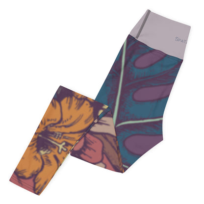 Spatzelsup Flower Yoga-Leggings