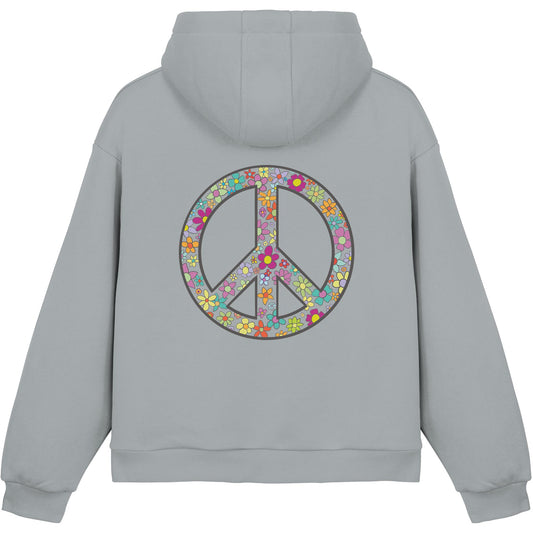 Peace. Waves. Sunsets. - Fluffy Boxcut Hoodie