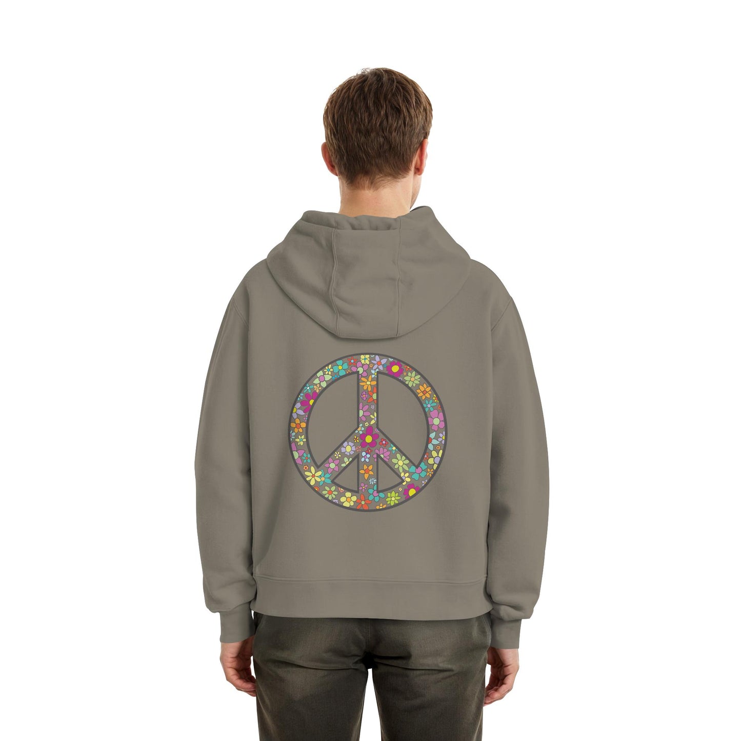 Peace. Waves. Sunsets. - Fluffy Boxcut Hoodie