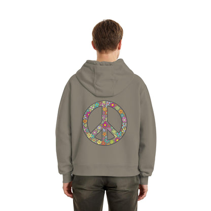 Peace. Waves. Sunsets. - Fluffy Boxcut Hoodie