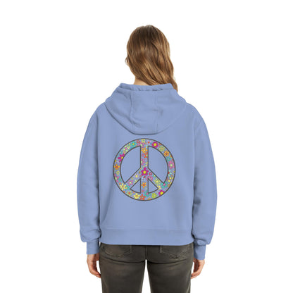 Peace. Waves. Sunsets. - Fluffy Boxcut Hoodie