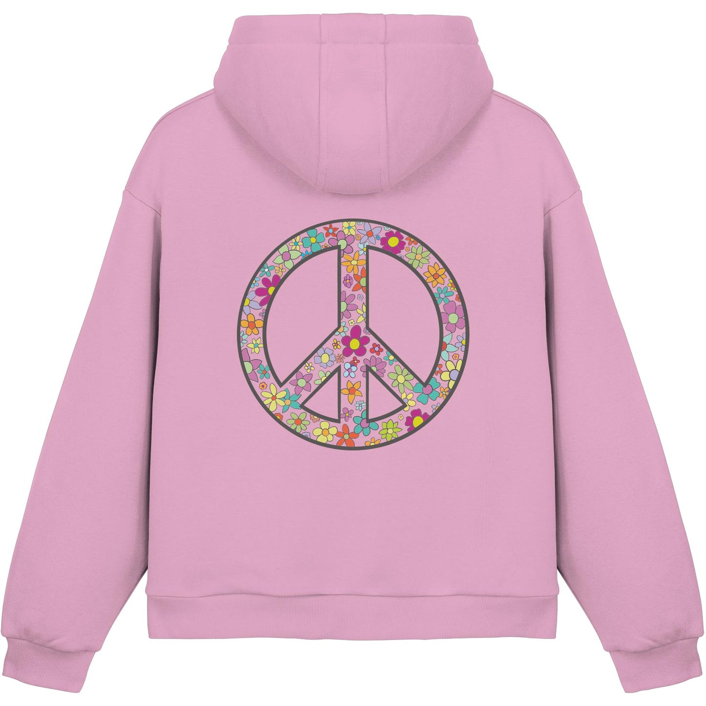 Peace. Waves. Sunsets. - Fluffy Boxcut Hoodie