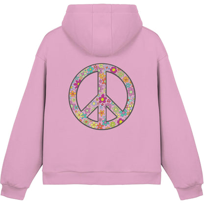 Peace. Waves. Sunsets. - Fluffy Boxcut Hoodie