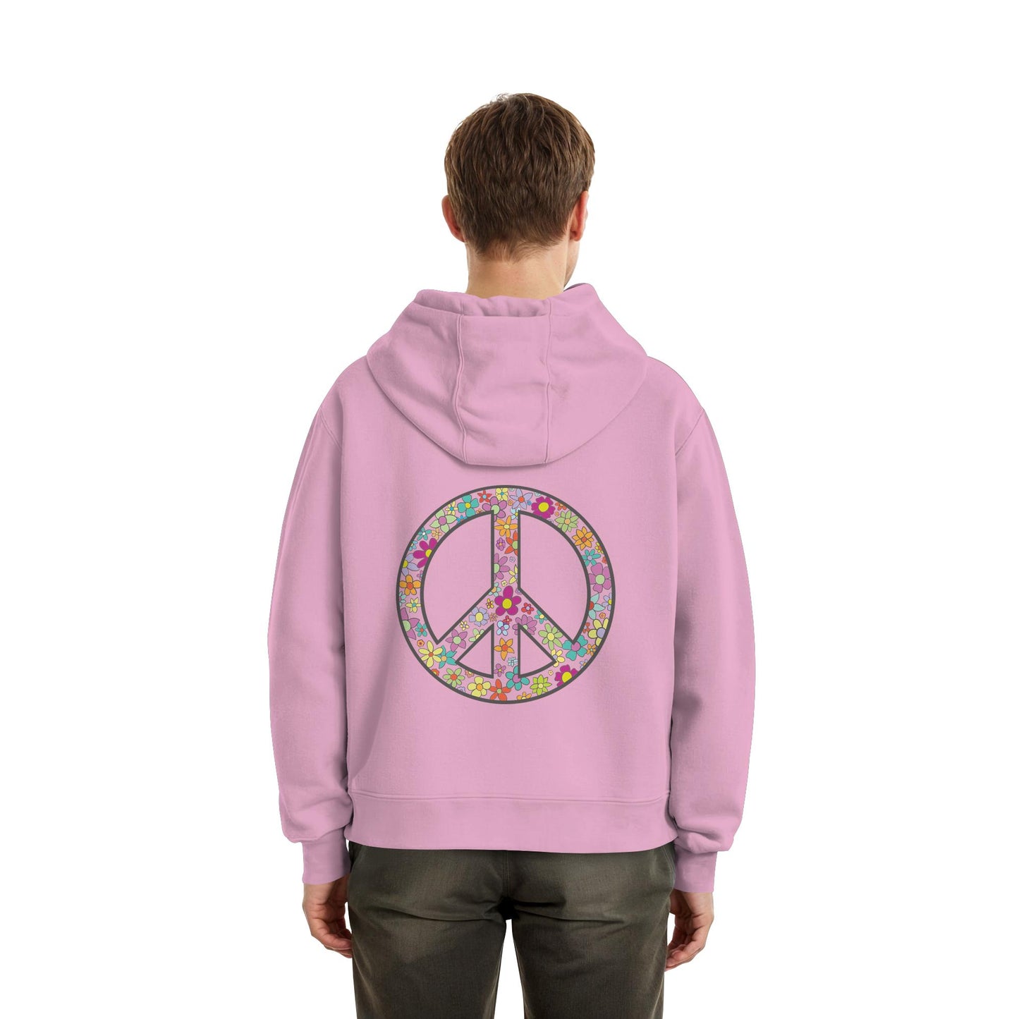 Peace. Waves. Sunsets. - Fluffy Boxcut Hoodie