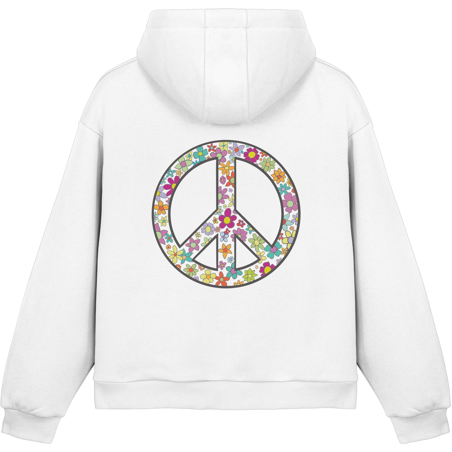 Peace. Waves. Sunsets. - Fluffy Boxcut Hoodie