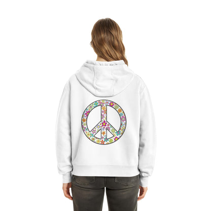 Peace. Waves. Sunsets. - Fluffy Boxcut Hoodie