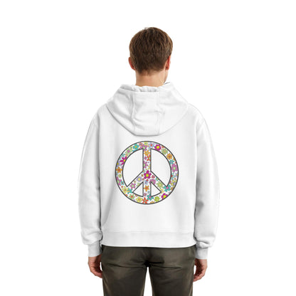 Peace. Waves. Sunsets. - Fluffy Boxcut Hoodie