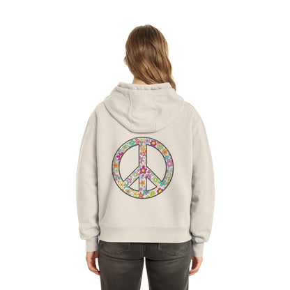 Peace. Waves. Sunsets. - Fluffy Boxcut Hoodie