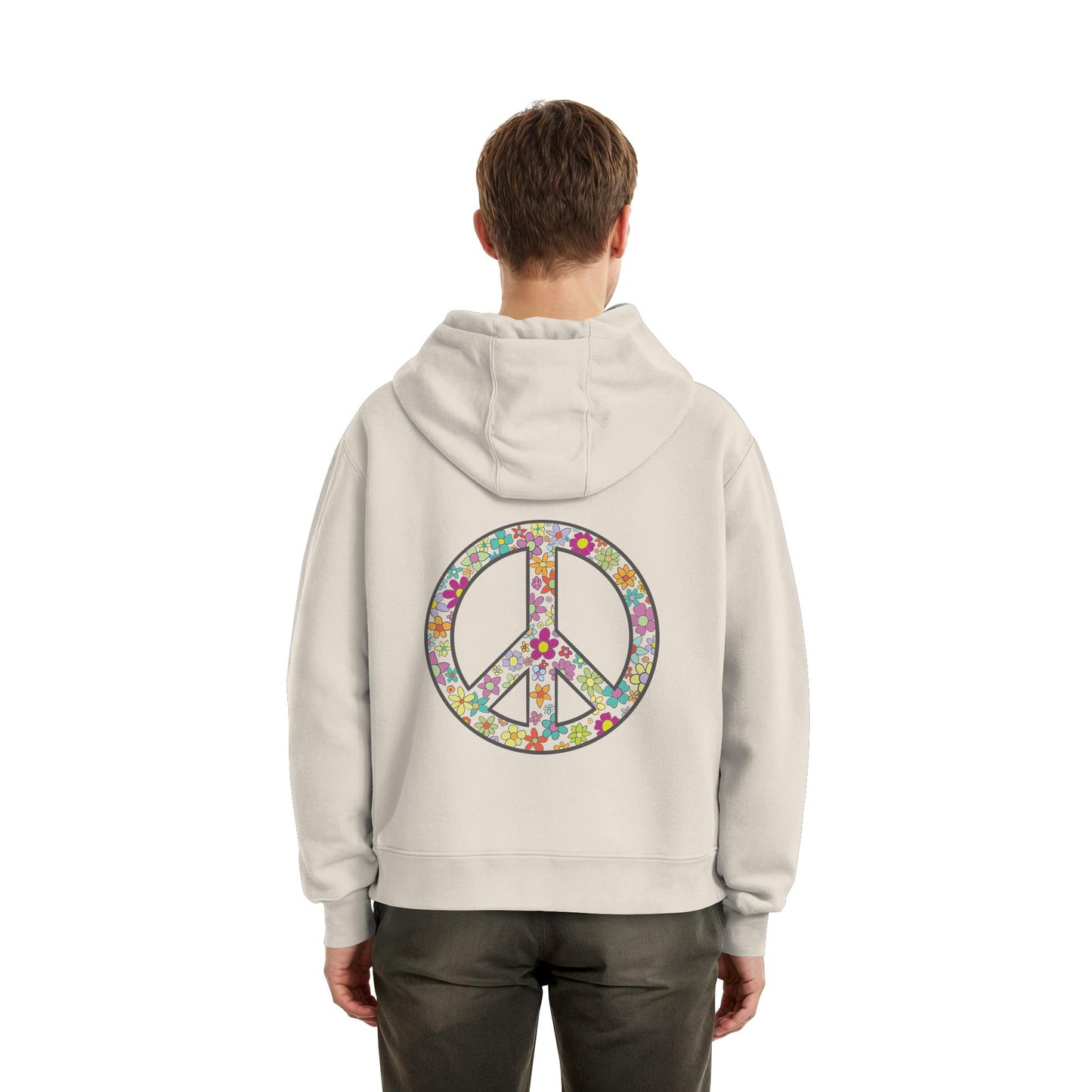 Peace. Waves. Sunsets. - Fluffy Boxcut Hoodie