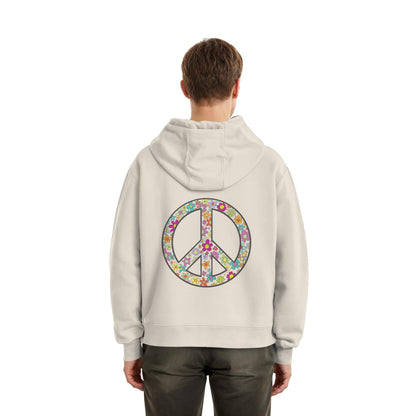 Peace. Waves. Sunsets. - Fluffy Boxcut Hoodie