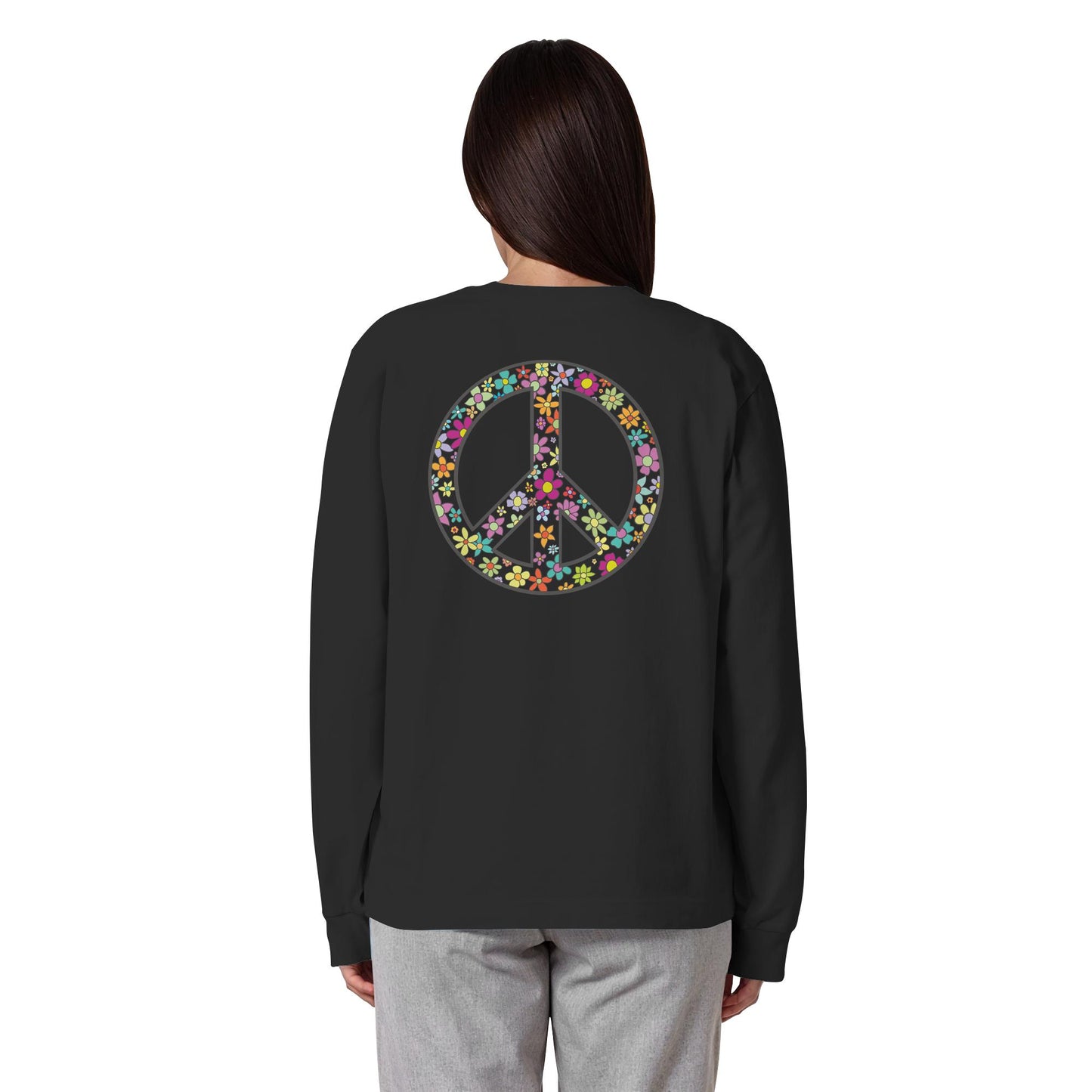 Peace. Waves. Sunsets. - Organic Heavy Oversized Longsleeve T-Shirt