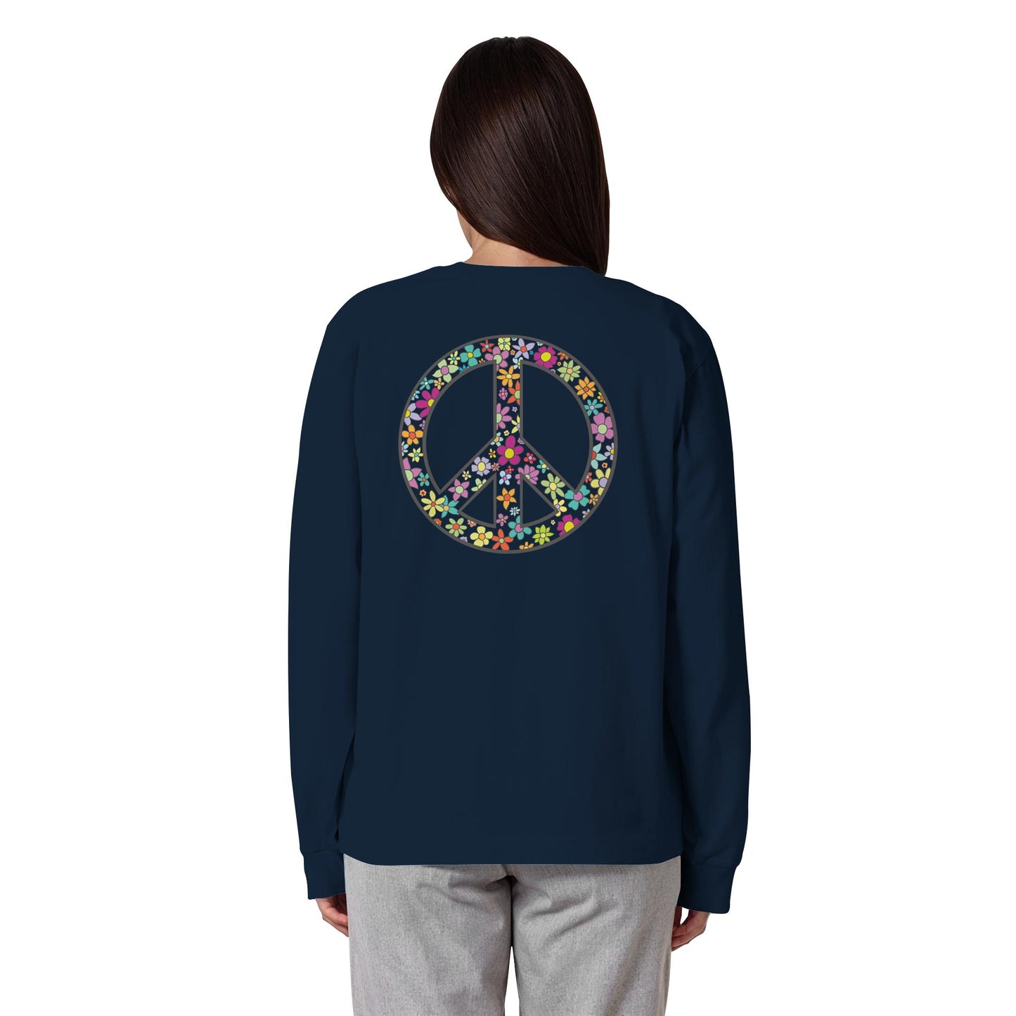Peace. Waves. Sunsets. - Organic Heavy Oversized Longsleeve T-Shirt