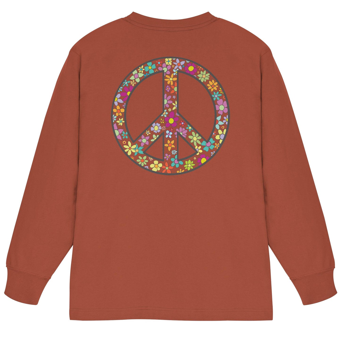 Peace. Waves. Sunsets. - Organic Heavy Oversized Longsleeve T-Shirt