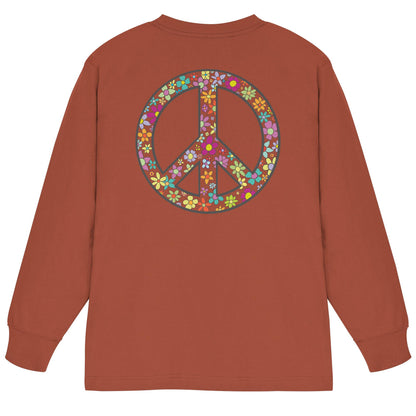 Peace. Waves. Sunsets. - Organic Heavy Oversized Longsleeve T-Shirt