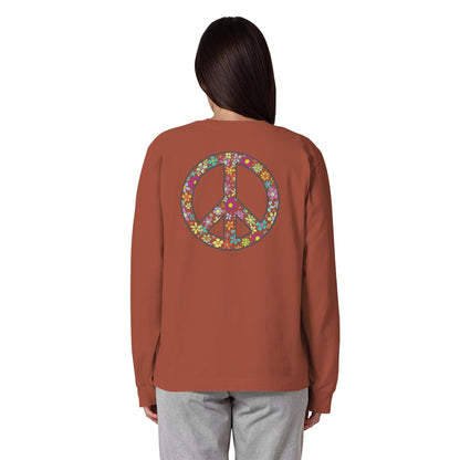 Peace. Waves. Sunsets. - Organic Heavy Oversized Longsleeve T-Shirt