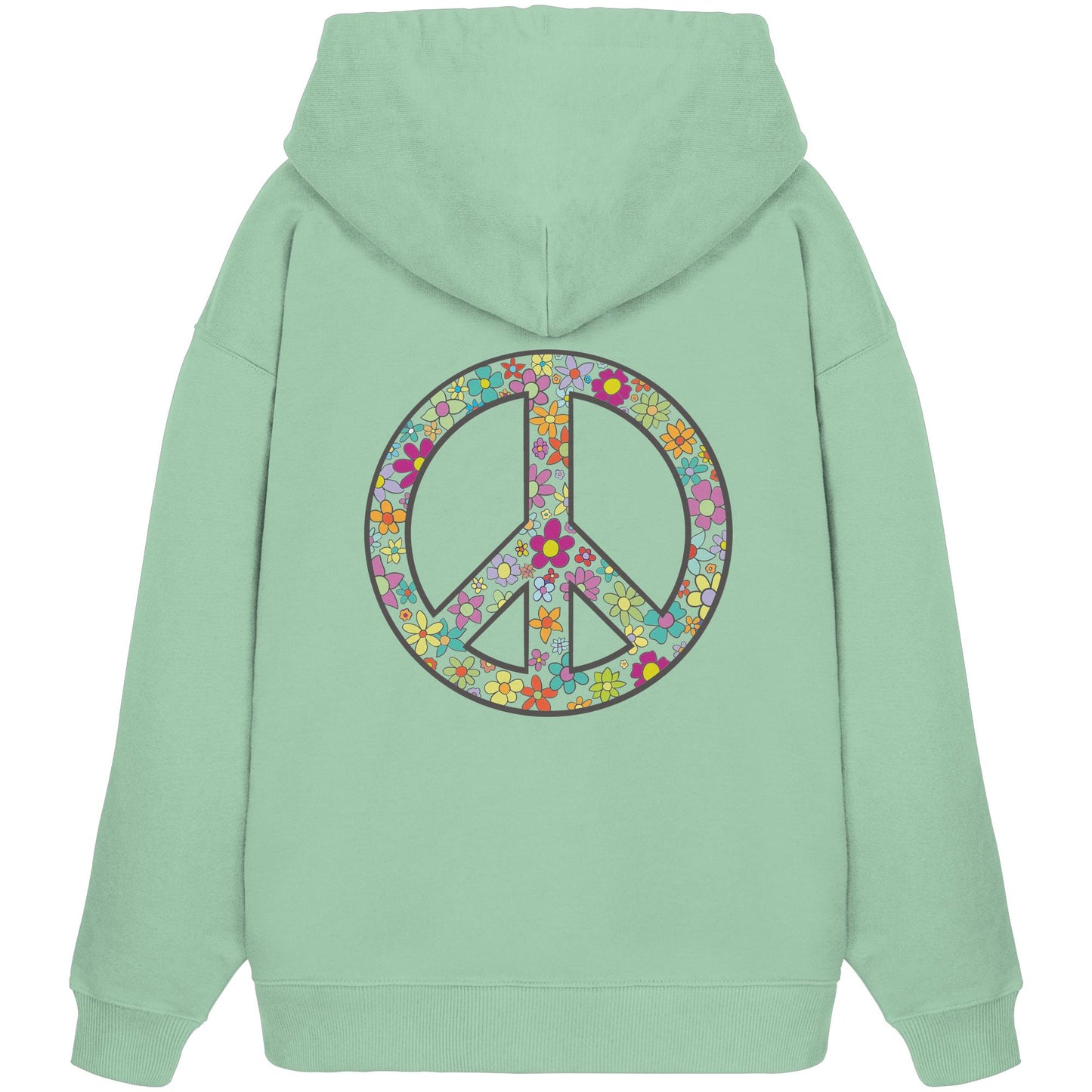 Peace. Waves. Sunsets. - Organic Oversize Hoodie