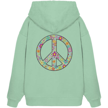 Peace. Waves. Sunsets. - Organic Oversize Hoodie