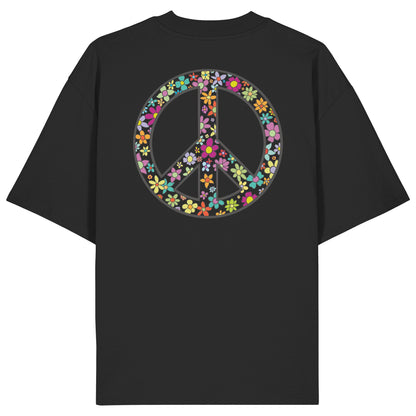 Peace. Waves. Sunsets. - Organic Oversize Shirt
