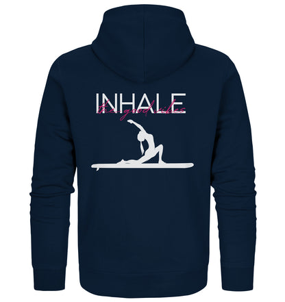 SUP Yoga-INHALE the good vibes - Organic Zipper