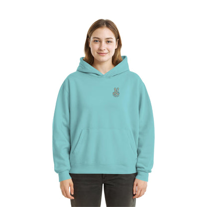 Peace. Waves. Sunsets. - Fluffy Boxcut Hoodie