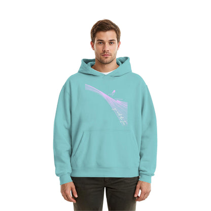 Surfgirl-go withe flow - Fluffy Boxcut Hoodie