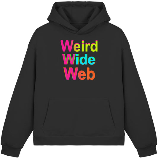 Weird Wide Web-Natural is sexy - Fluffy Boxcut Hoodie