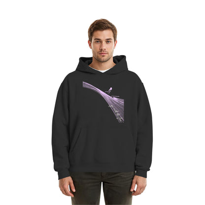 Surfgirl-go withe flow - Fluffy Boxcut Hoodie
