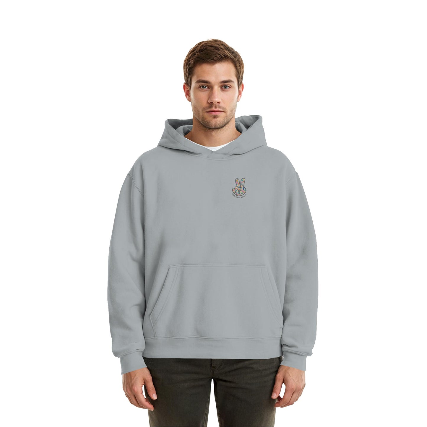 Peace. Waves. Sunsets. - Fluffy Boxcut Hoodie